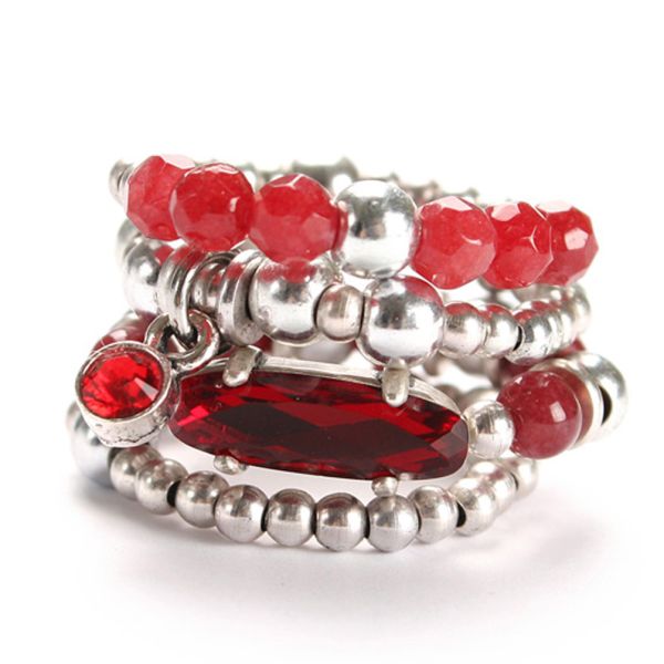 Fantastisches Set aus vier Exoal Ringen: Die Ringe können zusammen und einzeln getragen werden: Jetzt im Perlenmarkt OnlineShop bestellen! Exoal Schmuck wird aus Naturmaterialien hergestellt. Kleine Farbabweichungen sind deshalb möglich.