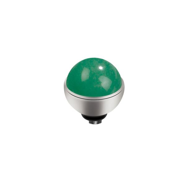 Großartiger Ringaufsatz aus Jade mit Edelstahl-Fassung, kombinierbar mit allen MelanO Twisted Ringen. Der Aufsatz wird auf den Ring geschraubt und ist austauschbar. Jetzt versandkostenfrei im Perlenmarkt OnlineShop bestellen!