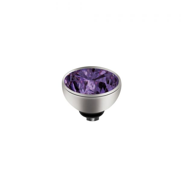 Funkelnder MelanO Twisted Ringaufsatz mit Zirkonia und Edelstahl-Fassung, kombinierbar mit allen MelanO Twisted Ringen. Der MelanO Twisted Aufsatz wird auf den Ring geschraubt und kann jederzeit ausgetauscht werden. Jetzt im Perlenmarkt OnlineShop!